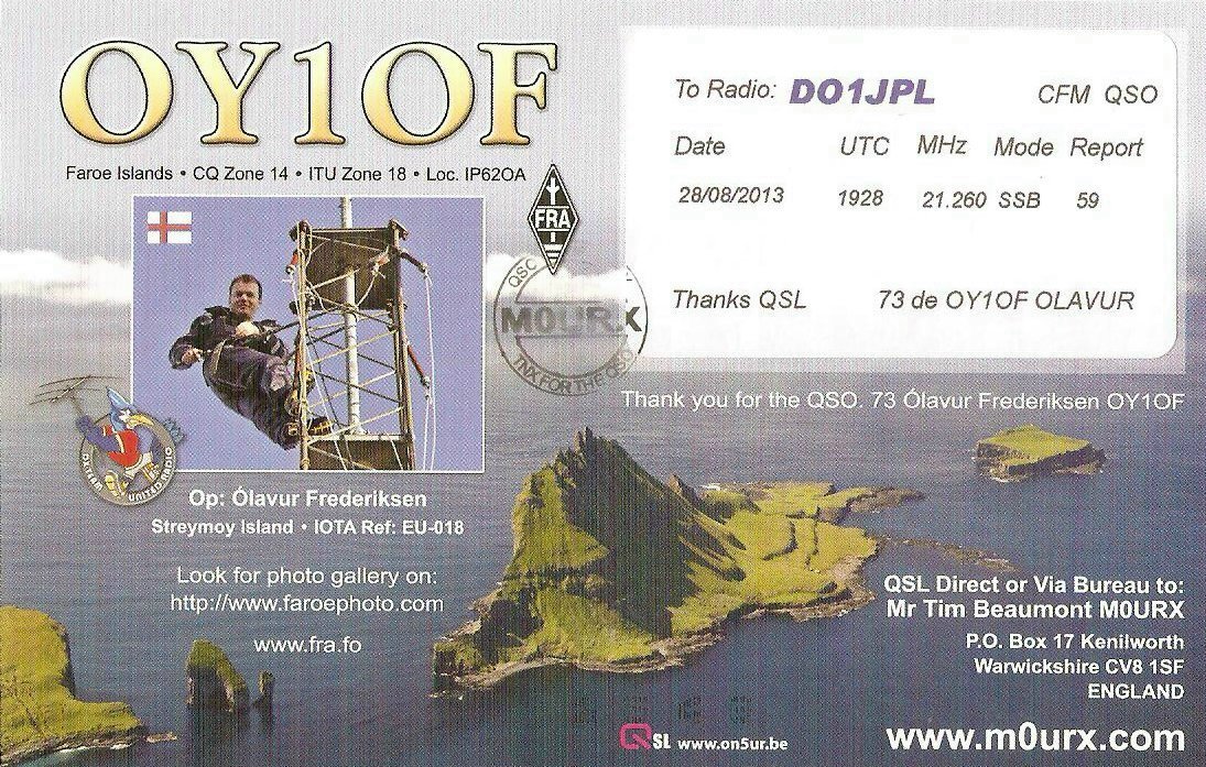 QSL-Karte: OY1OF